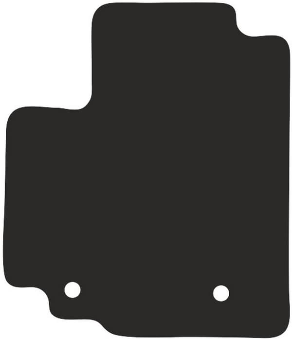 Polyamid förarmatta för Opel Agila B hatchback 2008-2014 med gummibak