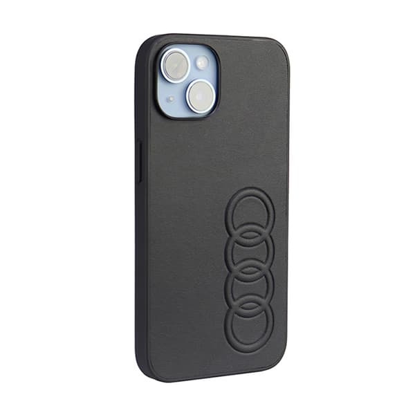 Audi Syntetisk Læder - iPhone 14 Etui (Sort)