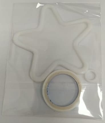 Stjärnfolieballongset för heliumvikt 46 cm