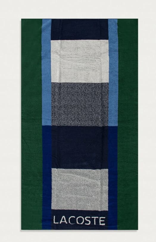 Lacoste badhandduk med logotyp 90 x 160 cm vit