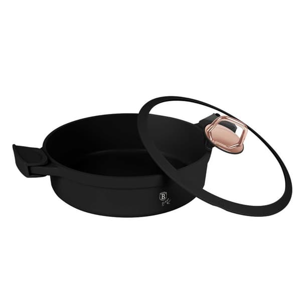 TITANIUMPOTTE 28cm BERLINGER HAUS BH-1455 SORT ROSA
