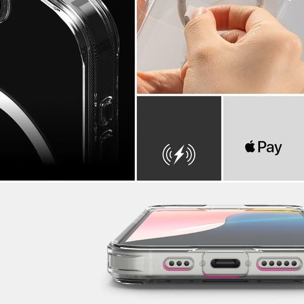 RINGKE FUSION MAGNETISK MAGSAFE IPHONE 16E KLAR
