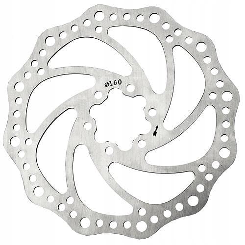 BREMSESKIVE 160 MM til 6 T25 TORX-skruer
