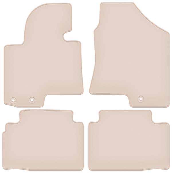 PREMIUM beige bilmåtter til Hyundai ix35 SUV 2009-2015