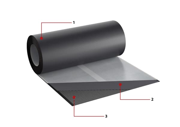 FLEX EPDM skorstenstejp 300mm x 5m RAL 7024