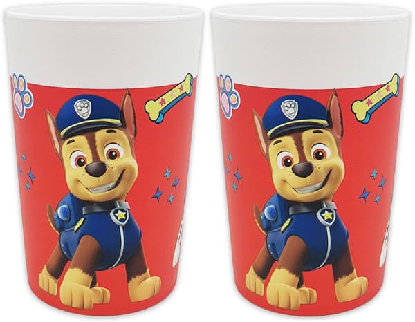 Paw Patrol återanvändbara muggar 230ml 2-pack