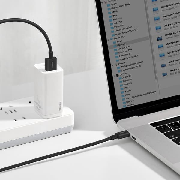Baseus Superior -sarjan USB-C-kaapeli, 66W, 1m (musta)