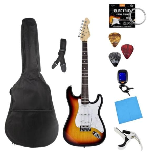 MUSIC MATE ME-02 SunsetRiff Sunburst Elgitarr