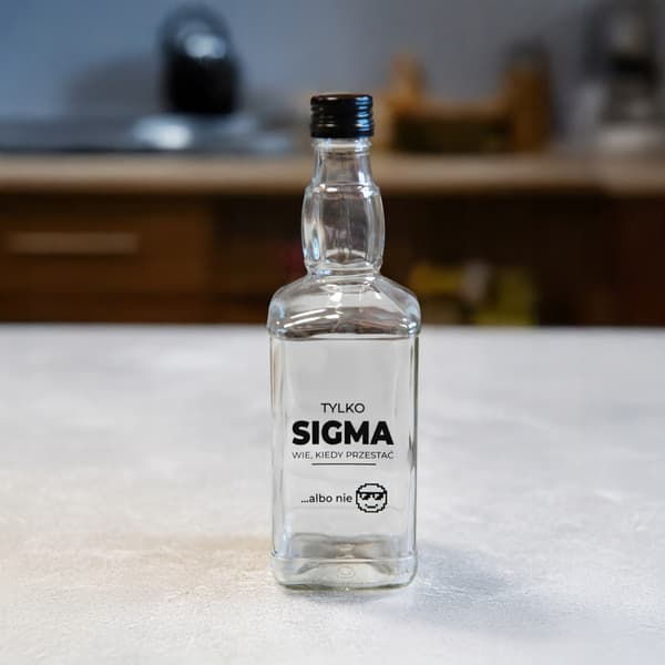 Daniel Glasflaske 500ml Til Alkohol Whisky Gave Med Tryk - Sigma