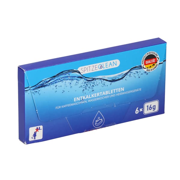 Afkalkningstabletter til kaffemaskiner, Spitze Clean 6x16g