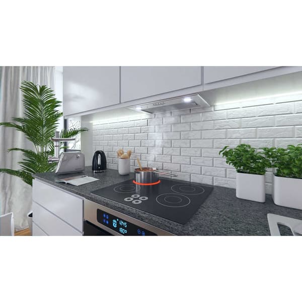 INDBYGGET EMHÆTTE 60 cm INOX LED BERDSEN