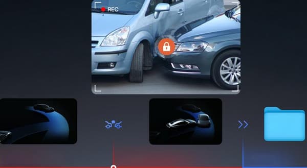 Wideorejestrator 70MAI 4K A800SE 4G Ready Sort