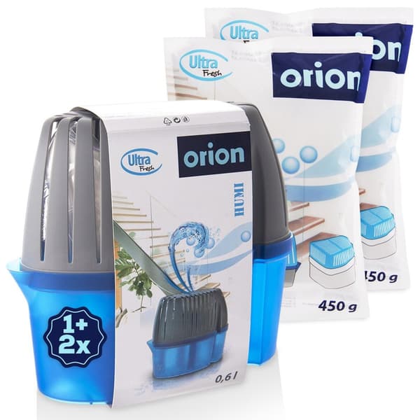 Ultra Fresh fuktabsorberare med efterfyllning 450 g 3-pack