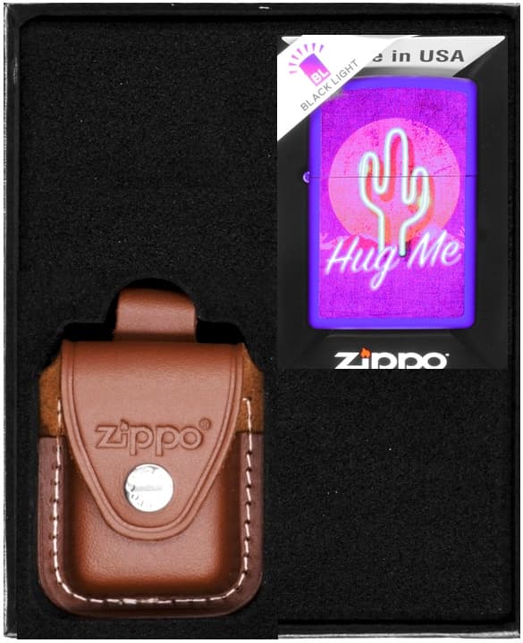 Zippo Sæt Retro Kaktus Lighter Gave Nr. 2