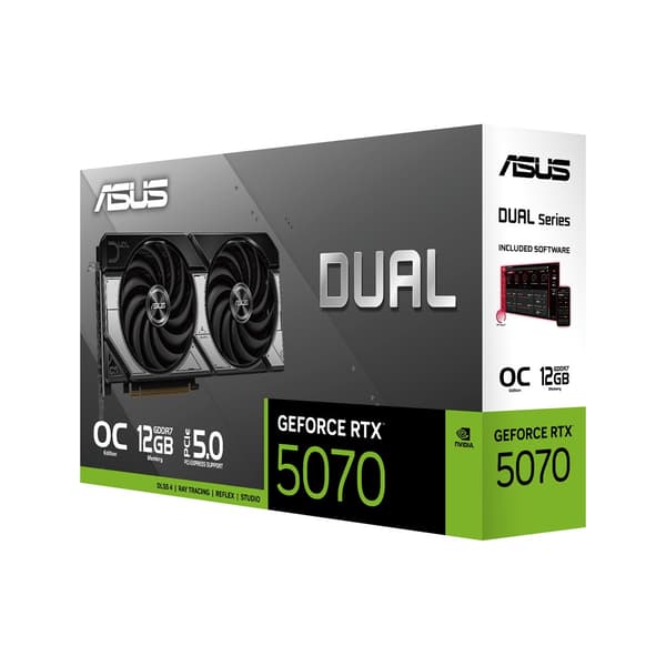 ASUS DUAL RTX 5070 12GB OC grafikkort