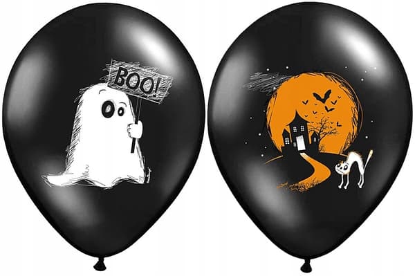Ilmapallot Halloween-silkkipainate kummitus - 1 kpl