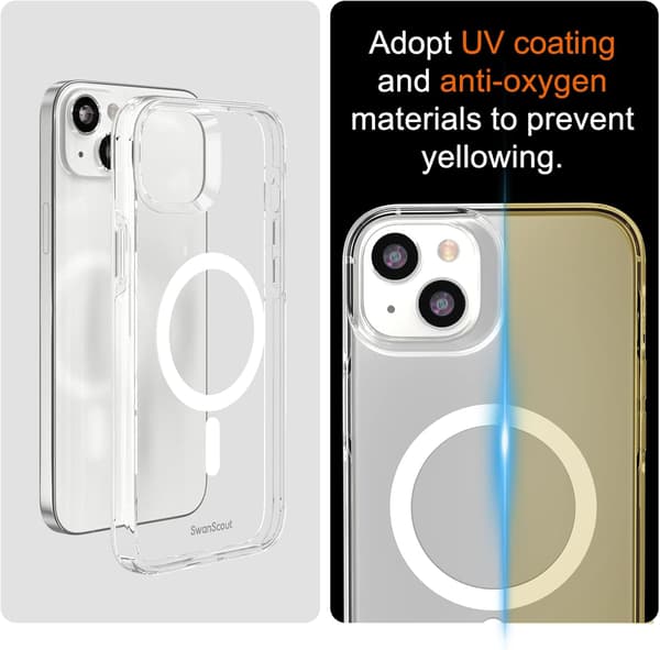 TRANSPARENT SKAL TILL APPLE IPHONE 14 PLUS