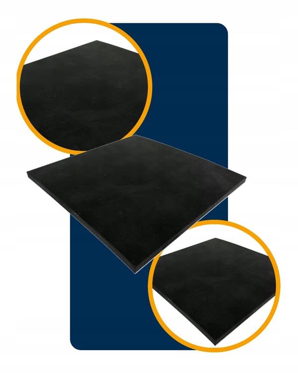 Gummipude til ventileret terrassevinkel 200x200x8mm