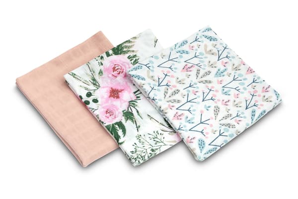 PINK MUSLIN BLEER (Pakke - 3 stk.)