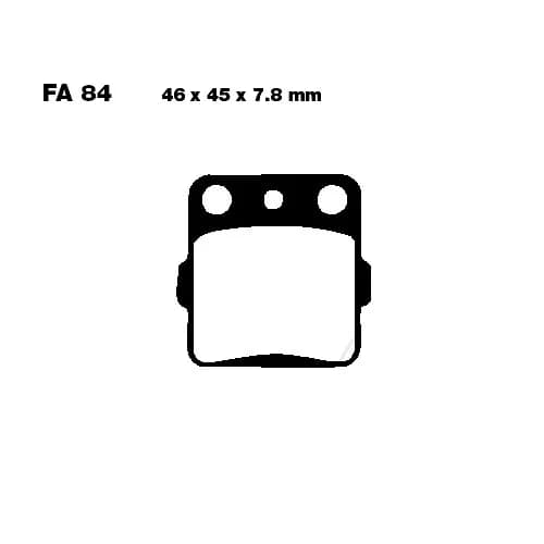 EBC FA084TT bremseklodser