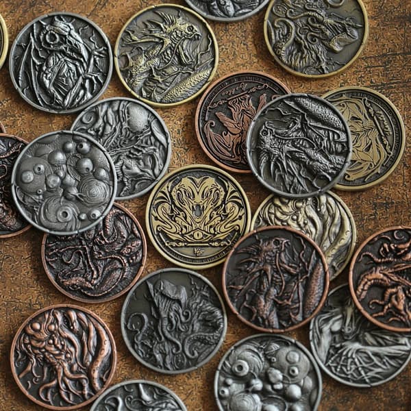 Sanity 1 metalmønterstatning til Arkham Horror 1 stk.