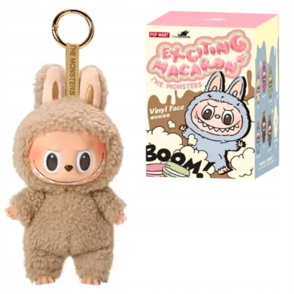 Maskot Docka Nyckelring Liten Docka Bubu Figur Plusch Överraskning Låda
