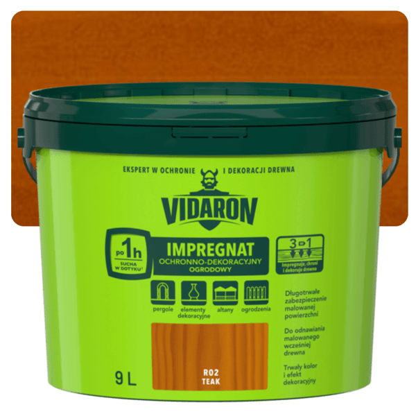 VIDARON HAVEIMPRÆGNERING TEAK R02 9L