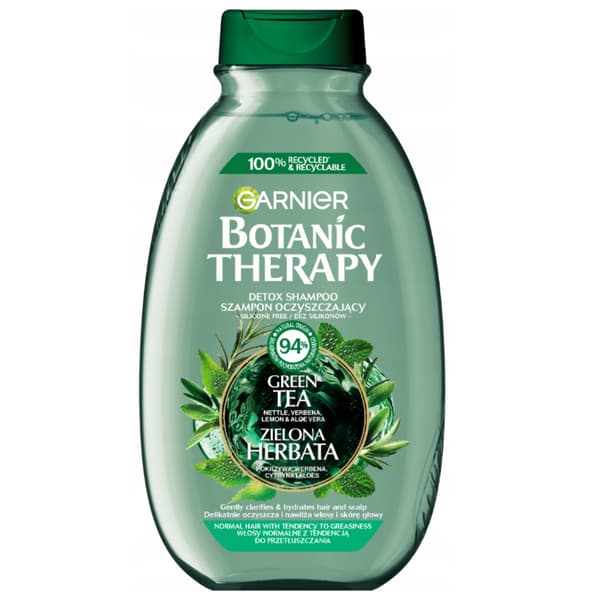 Garnier Botanic Therapy rensende shampoo grøn te 400ml