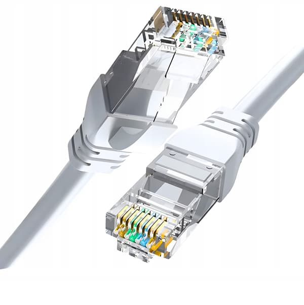 Kabel ETHERNETKABEL Patchkabel U/UTP 5e RJ45 / RJ45 1,5 m vit INTERNET
