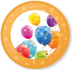 Återanvändbara plastballonger 21 cm