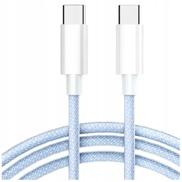 CO2-opladerkabel USB-C hurtigopladning USB TYPE C til iPhone 15 16 1M hvid
