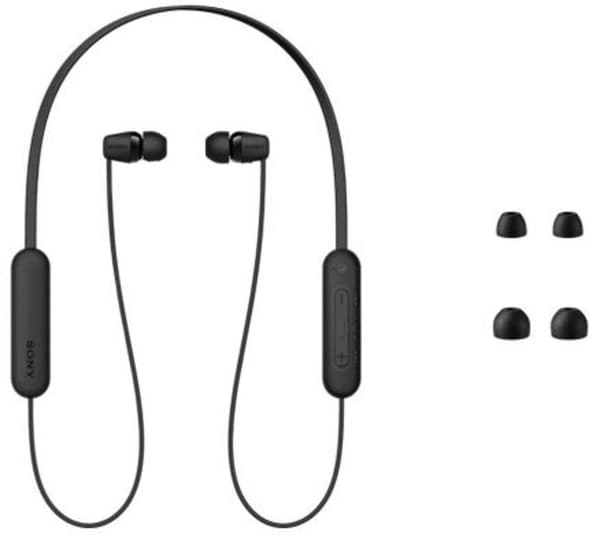 Trådløse høretelefoner SONY WI-C100 Sort
