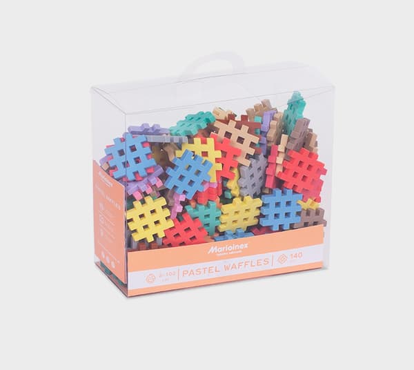 VÅFFELBLOCKS MINI PASTELLVÅFFLOR 140 st Marioinex