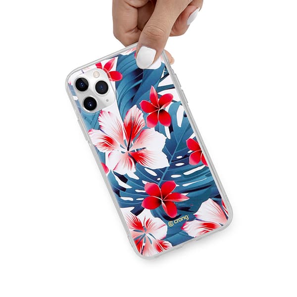 Crong Blomsteretui - iPhone 11 Pro Etui (mønster 03)