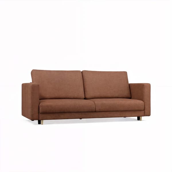 LINA 3-SITS SOFFA MED SOFUNKTION TERRAKOTTA FÖR VARDAGSRUM FÖR RUM