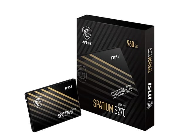 SSD-levy MSI SPATIUM S270 SATA 2.5” 960GB
