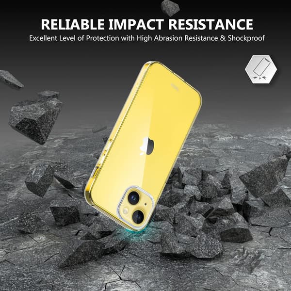 ETUI TIL APPLE IPHONE 13 2021/ IPHONE 14 KLART + GLAS