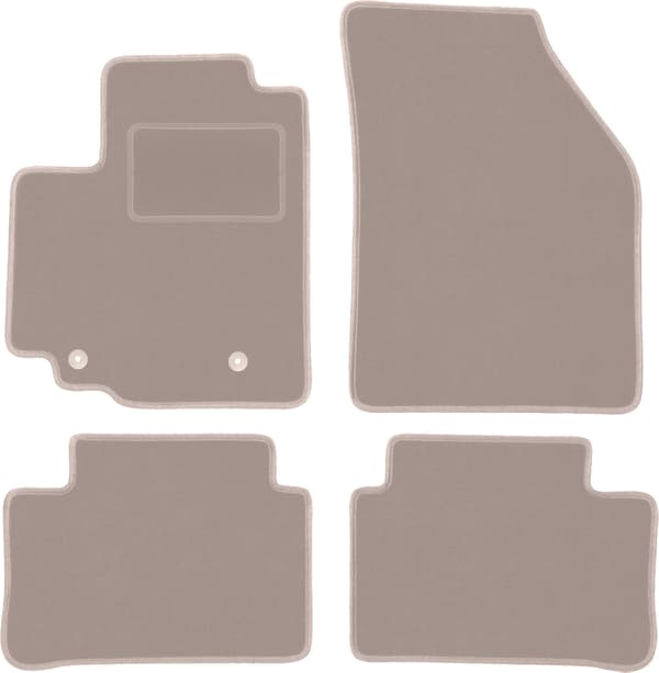 Velourmåtter til: Suzuki Splash hatchback (2008-2014) beige