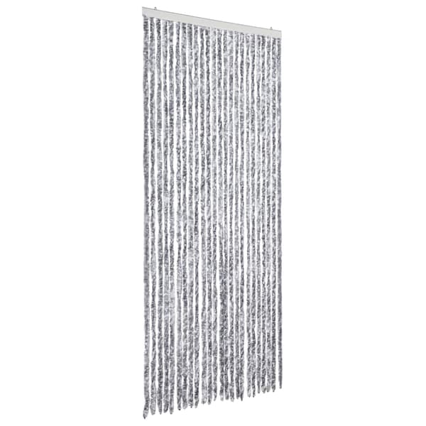 vidaXL Flugnät, Vitt och Grått, 100x230 cm, Chenille