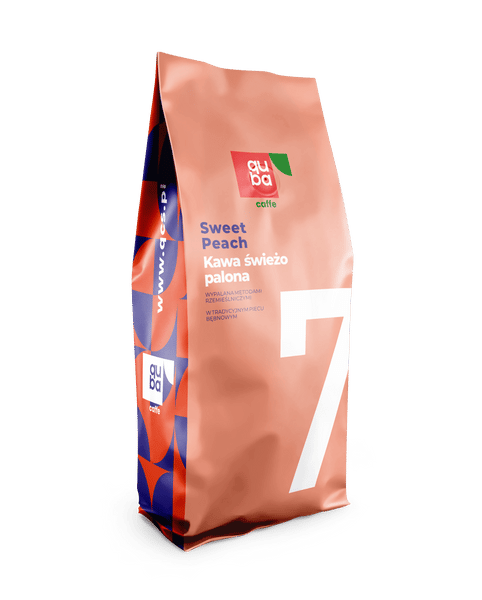Kaffebönor Quba Caffe 1kg nr. 7 Söt Persika
