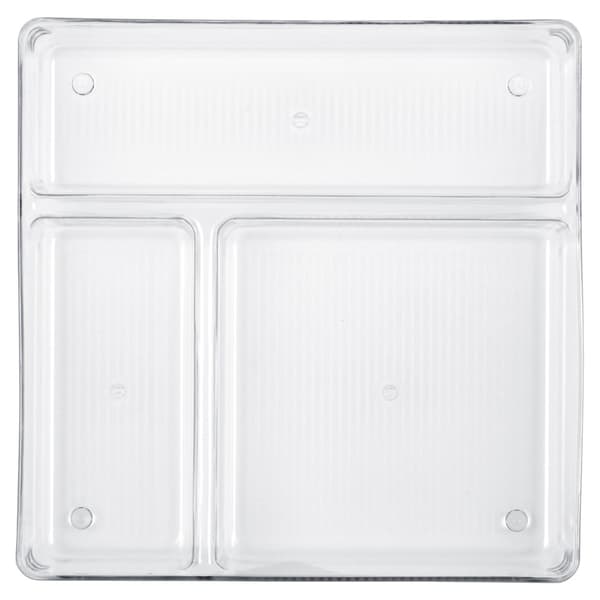 Organizer til skuffe med rum 23x23x5,5 cm 3 stk.