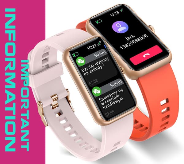 DAME SMARTWATCH Rubicon RNCE83 - BLODTRYKSMÅLER (sr032e)