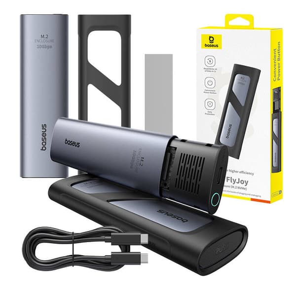 Baseus FlyJoy SSD-kabinet (grå)