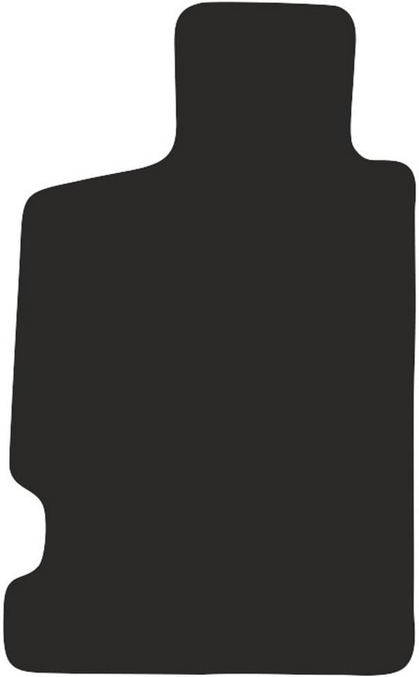 Polyamid førermåtte til Citroen Saxo hatchback 1996-2003, gummibelagt førermåtte