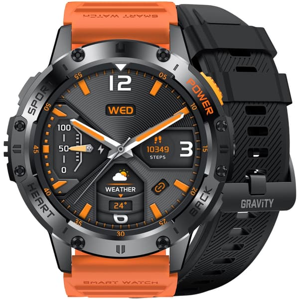 GRAVITY GT22-3 HERRESMARTWATCH - AMOLED, EKSTRA REM (sg030c)