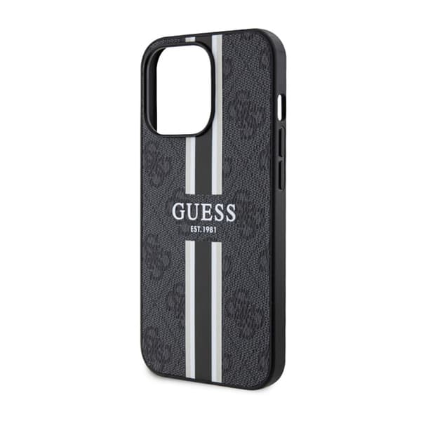 Guess 4G Printed Stripes MagSafe - iPhone 13 Pro cover (sort)