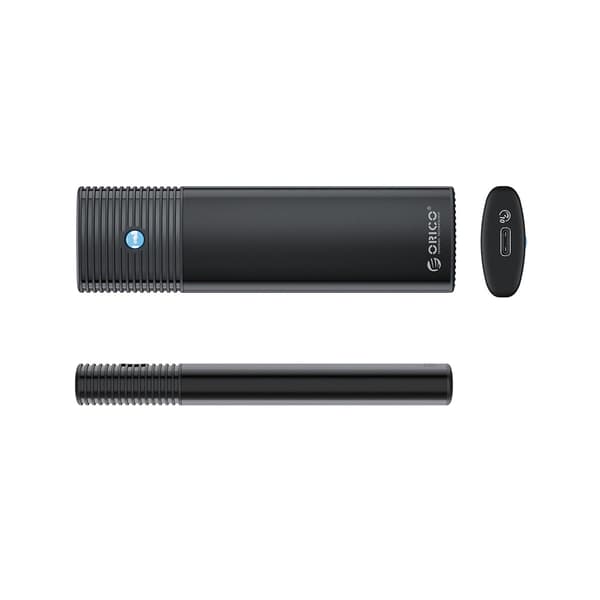 Orico PWM2-G2 M.2 NVME USB-C 10 Gb/s diskdrev - sort