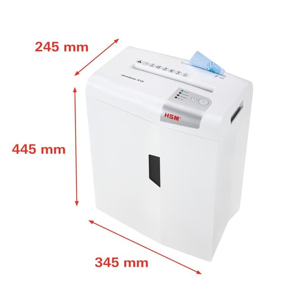 HSM shredstar S10, 18L, 6 mm, papir- og CD-makulator