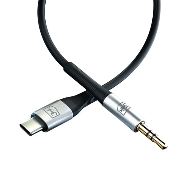 Lisävarusteet - 3mk AUX-kaapeli USB-C - Jack 3.5 mm