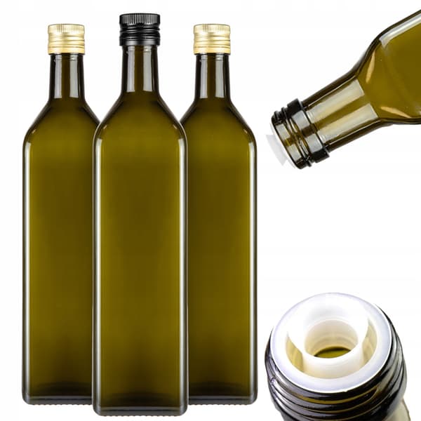10x flaska MARASCA OLIVE 1L med DISPENSER